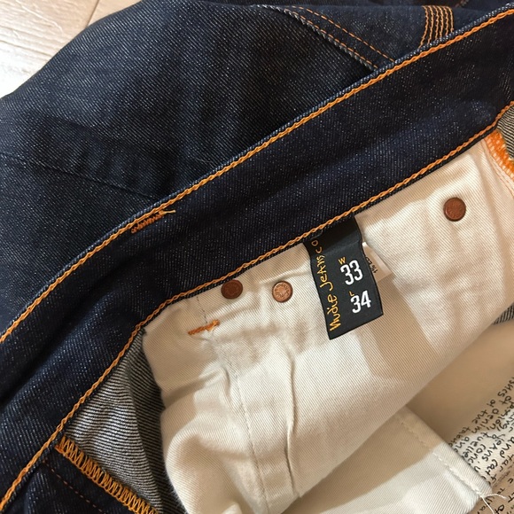 Men’s Nudie Jeans size 33w 34L excellent condition. Lean Dean style. - Picture 5 of 8